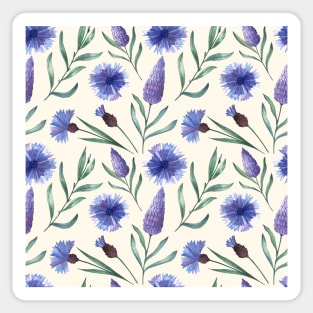 Botanical Floral Seamless pattern 21 Sticker